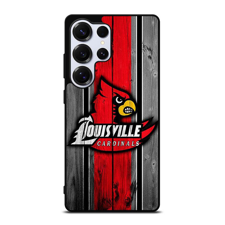 UNIVERSITY OF LOUISVILLE WOODEN LOGO Samsung Galaxy S25 Ultra Case Cover