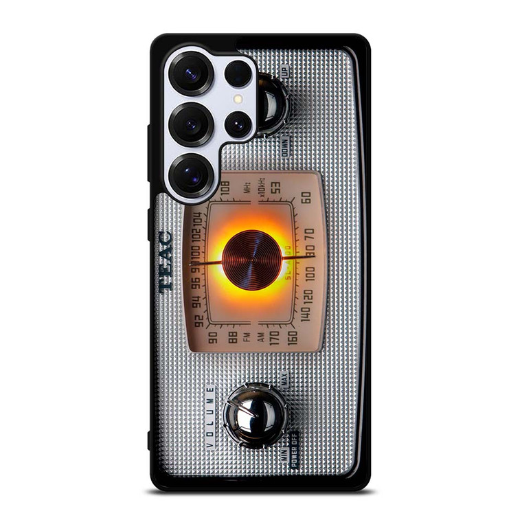 VINTAGE RADIO SILVER METAL Samsung Galaxy S25 Ultra Case Cover