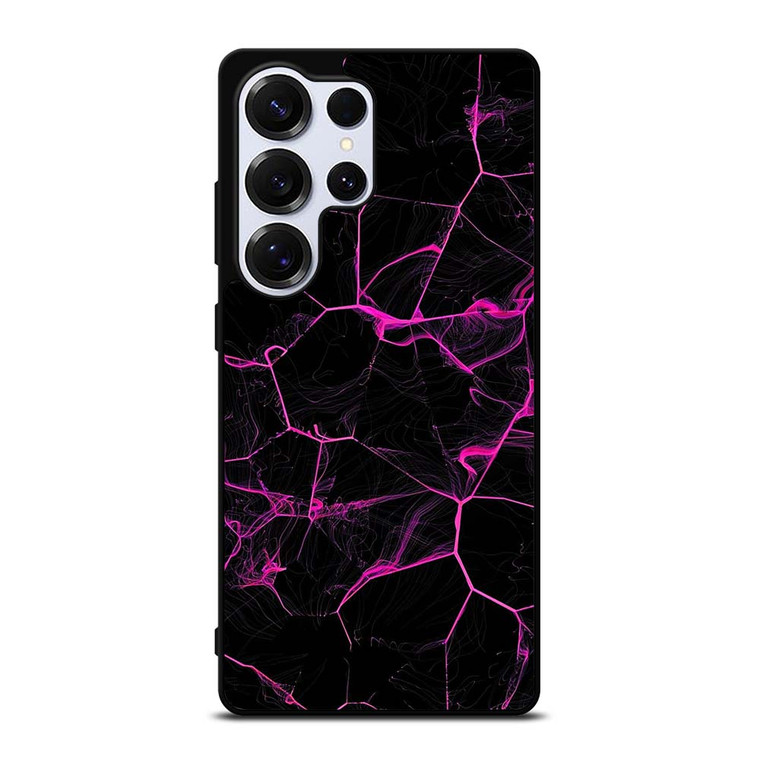 VIOLET ABSTRACT SMOKED GRID Samsung Galaxy S25 Ultra Case Cover
