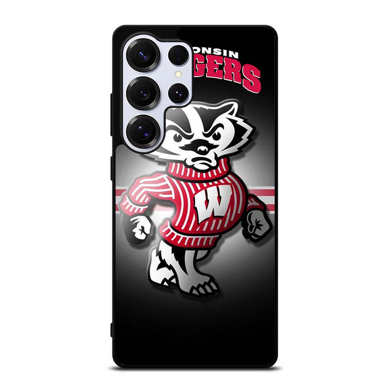WISCONSIN BADGER FOOTBALL LOGO Samsung Galaxy S25 Ultra Case Cover