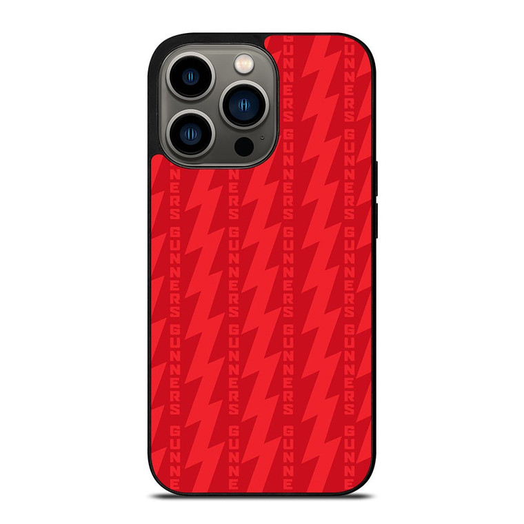 THE GUNNERS ARSENAL RED PATTERN iPhone 13 Pro Case Cover