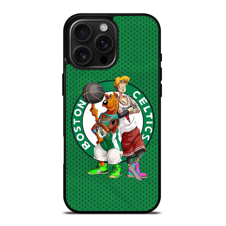 BOSTON CELTICS LOGO SCOOBY DOO iPhone 16 Pro Max Case Cover