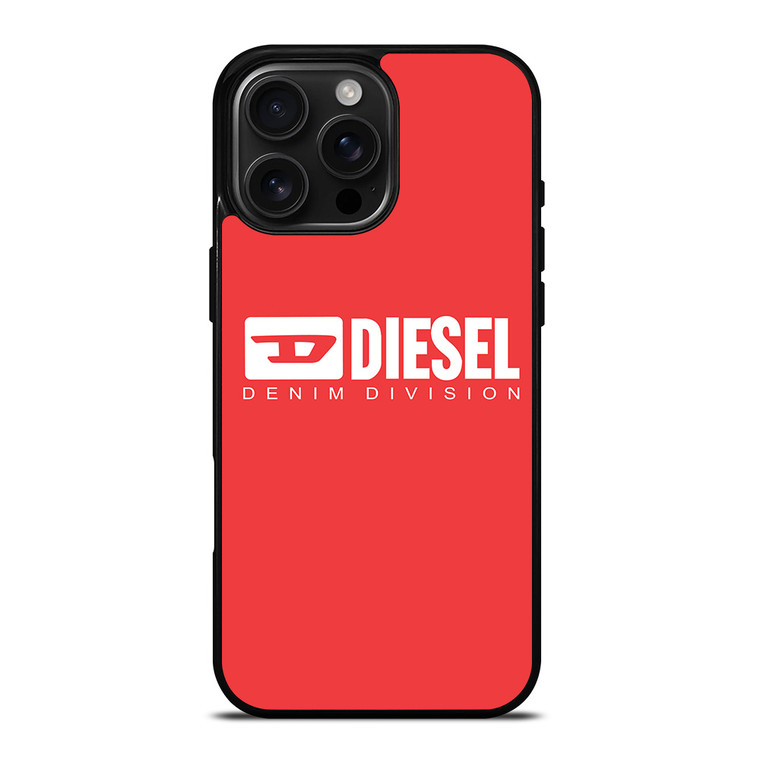 DIESEL LOGO DENIM DIVISION iPhone 16 Pro Max Case Cover