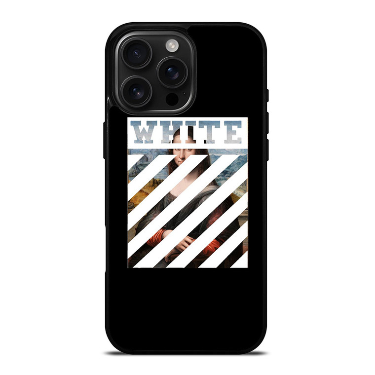OFF WHITE MONALISA iPhone 16 Pro Max Case Cover