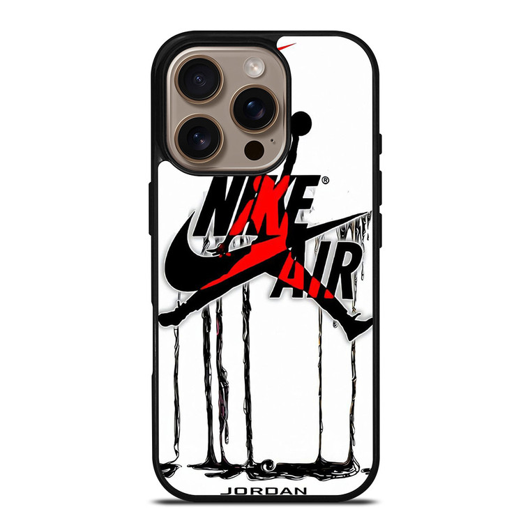 AIR JORDAN NIKE LOGO MELTING iPhone 16 Pro Case Cover
