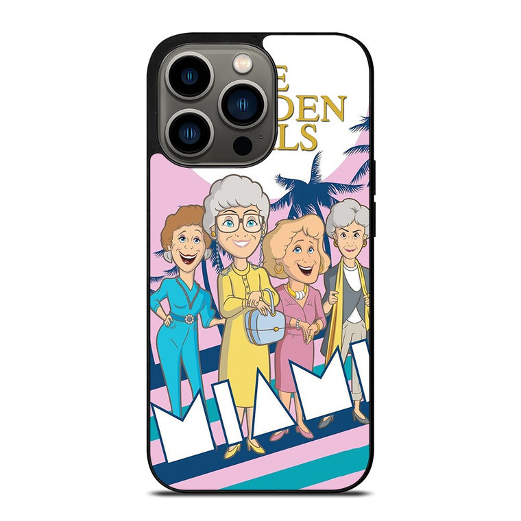THE GOLDEN GIRLS CARTOON iPhone 13 Pro Case Cover