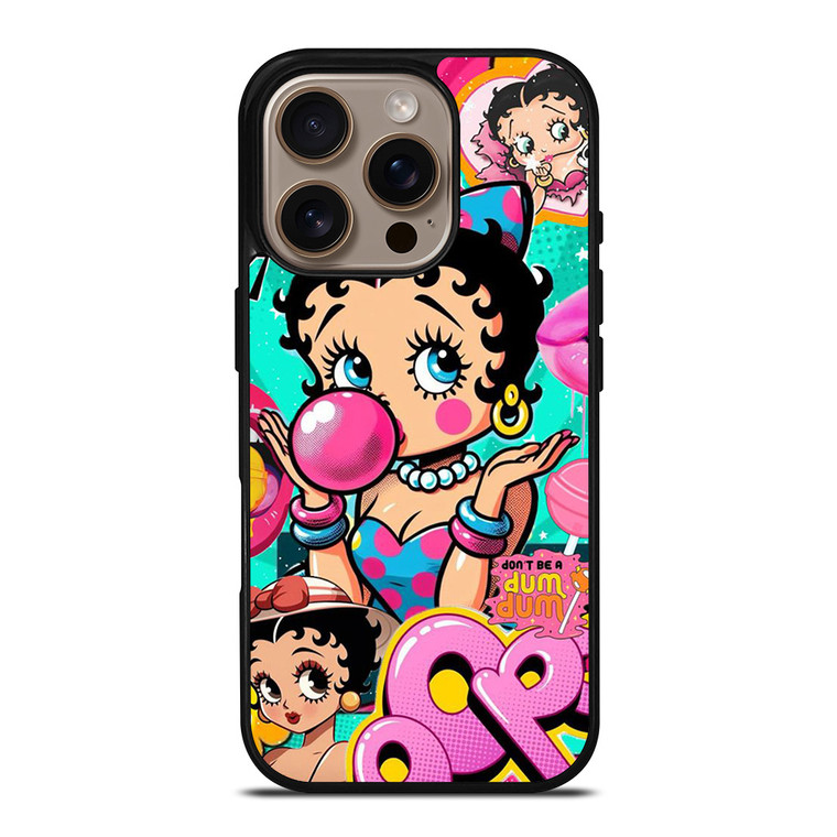 BETTY BOOP DUM DUM iPhone 16 Pro Case Cover