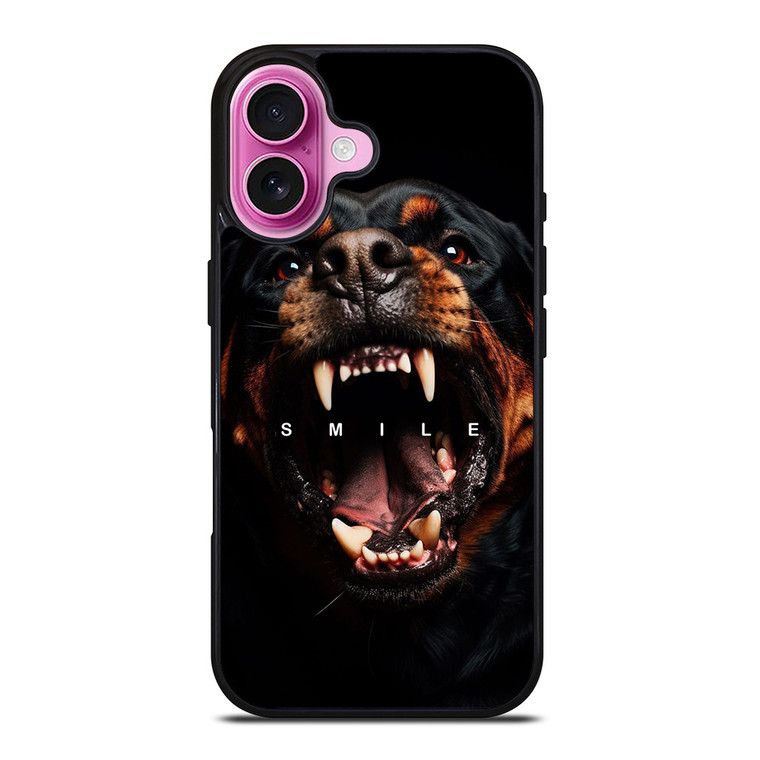 GIVENCHY ROTTWEILER DOG SMILE iPhone 16 Plus Case Cover GIVENCHY ROTTWEILER DOG SMILE iPhone 16 Plus Case Cover