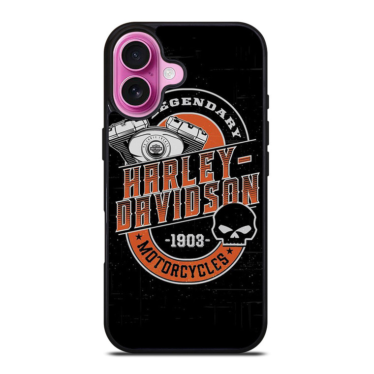 HARLEY DAVIDSON MOTORCYCLE LEGENDARY iPhone 16 Plus Case Cover