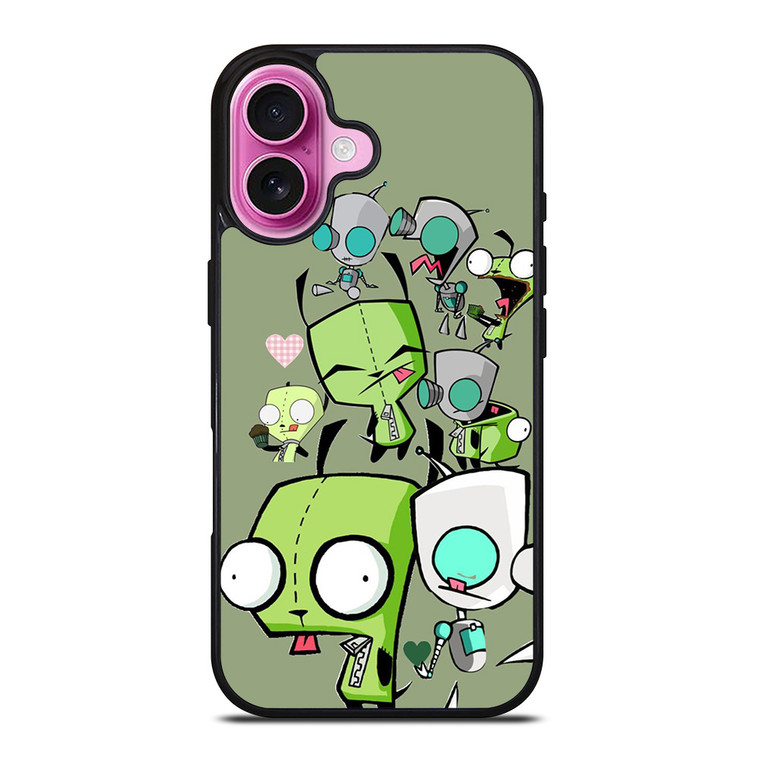 INVADER ZIM CARTOON iPhone 16 Plus Case Cover