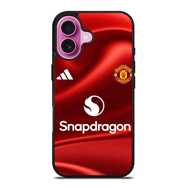 MANCHESTER UNITED SNAP DRAGON LOGO iPhone 16 Plus Case Cover
