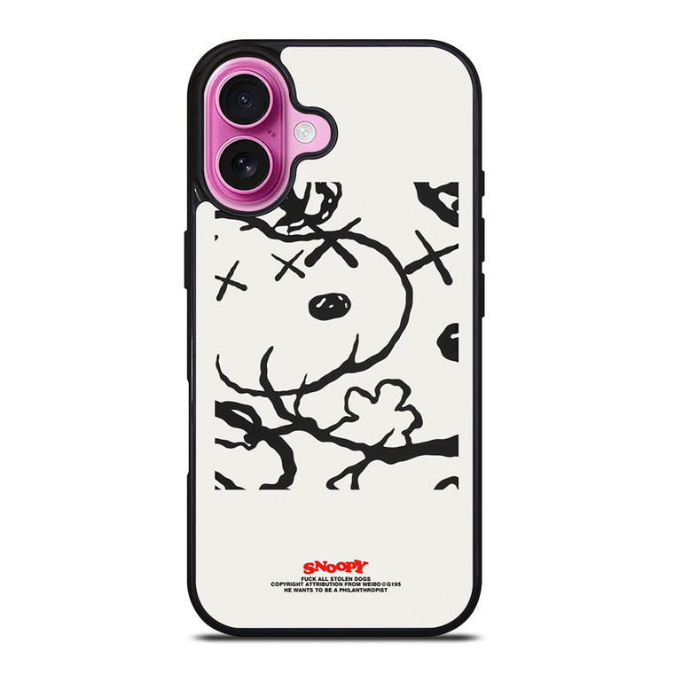 SNOOPY THE PEANUTS STOLEN DOGS iPhone 16 Plus Case Cover