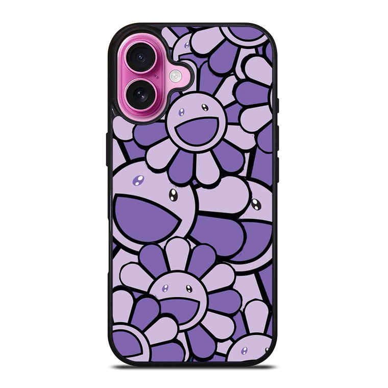 TAKASHI MURAKAMI FLOWER PURPLE iPhone 16 Plus Case Cover