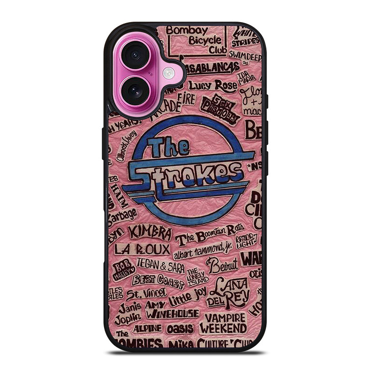 THE STROKES AND FAMOUS BAND LOGO iPhone 16 Plus Case Cover