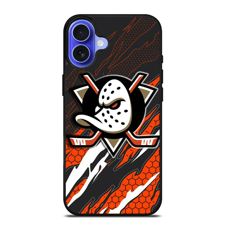 ANAHEIM DUCKS HOCKEY CLUB LOGO iPhone 16 Case Cover ANAHEIM DUCKS HOCKEY CLUB LOGO iPhone 16 Case Cover