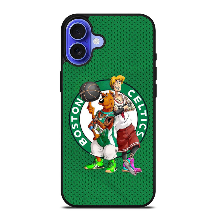 BOSTON CELTICS LOGO SCOOBY DOO iPhone 16 Case Cover