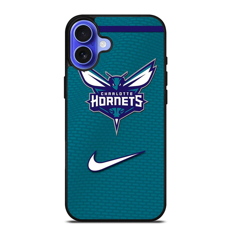 CHARLOTTE HORNETS LOGO NIKE iPhone 16 Case Cover