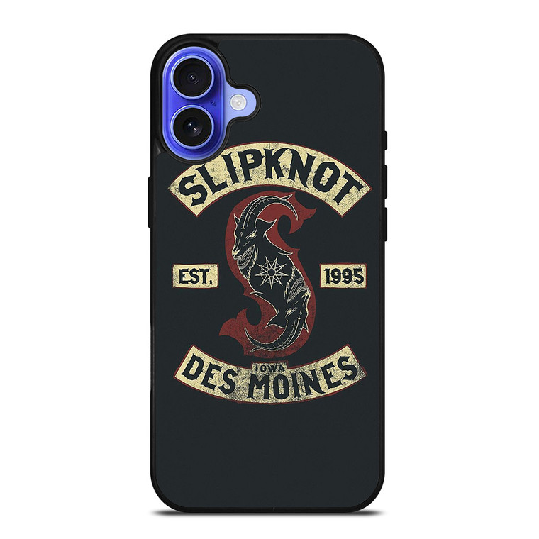 SLIPKNOT DES MOINES SINCE 1995 iPhone 16 Case Cover