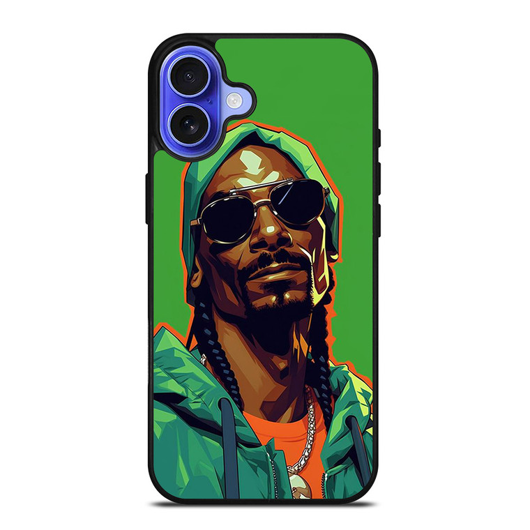 SNOOP DOG RAPPER ART iPhone 16 Case Cover