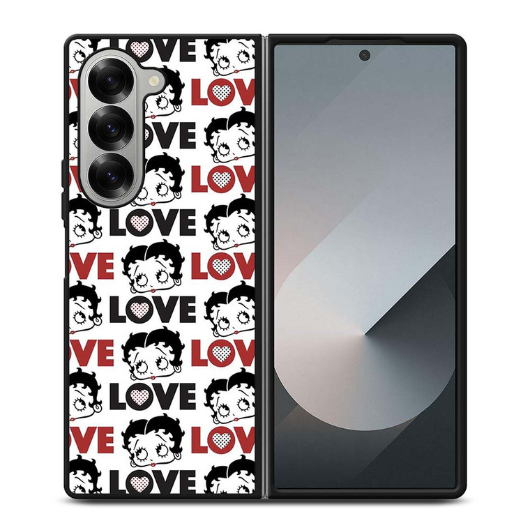 BETTY BOOP LOVE Samsung Galaxy Z Fold 6 Case Cover