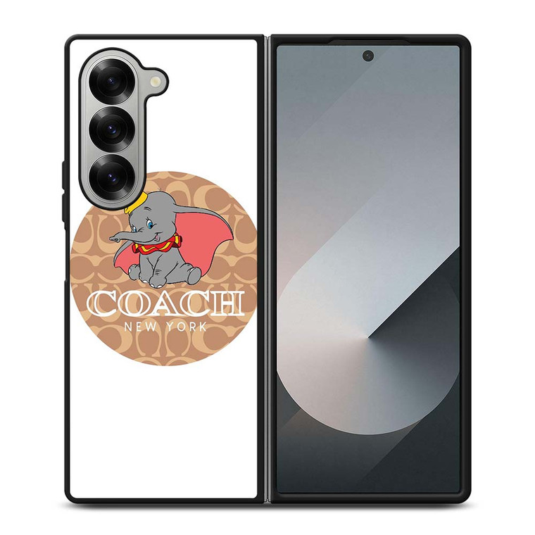 COACH NEW YORK DUMBO DISNEY Samsung Galaxy Z Fold 6 Case Cover