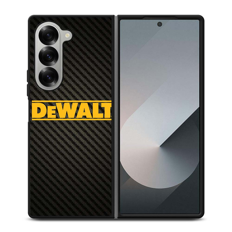 DEWALT TOOLS LOGO CARBON Samsung Galaxy Z Fold 6 Case Cover