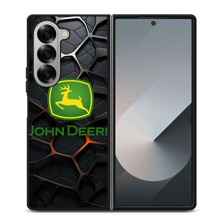 JOHN DEERE TRACTOR LOGO STEEL EMBLEM Samsung Galaxy Z Fold 6 Case Cover