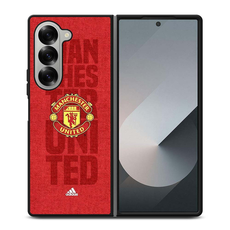 MANCHESTER UNITED FC LOGO ADIDAS Samsung Galaxy Z Fold 6 Case Cover MANCHESTER UNITED FC LOGO ADIDAS Samsung Galaxy Z Fold 6 Case Cover