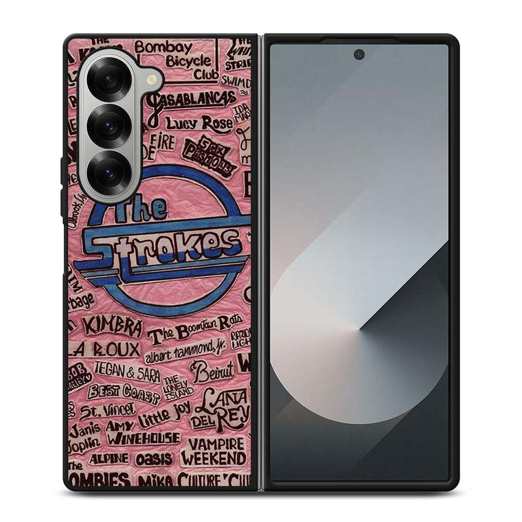 THE STROKES AND FAMOUS BAND LOGO Samsung Galaxy Z Fold 6 Case Cover