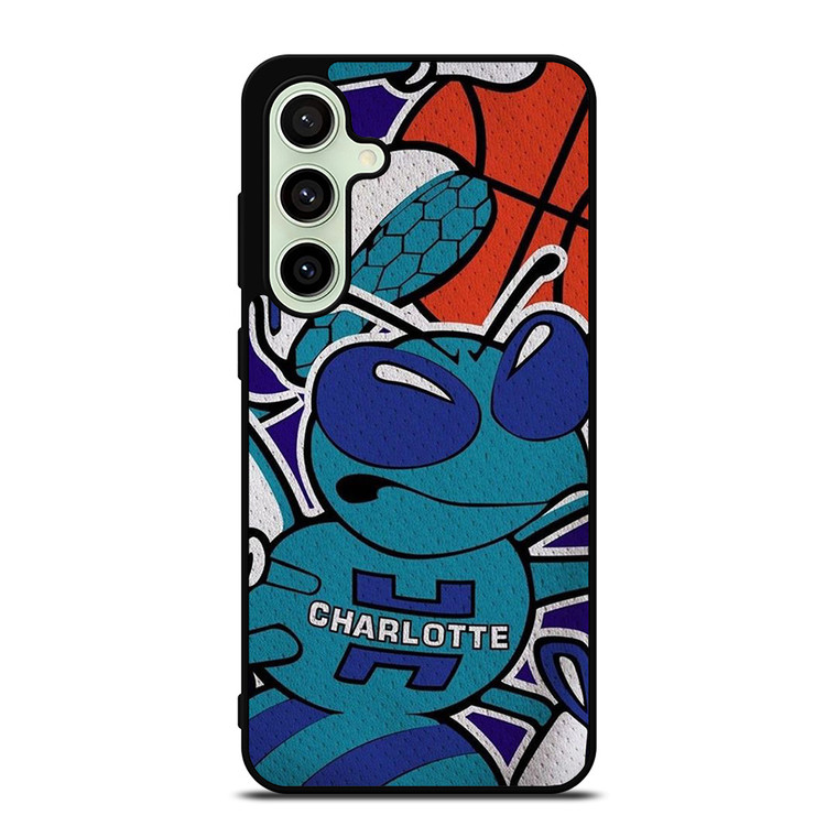 CHARLOTTE HORNETS BASKTEBALL TEAM LOGO Samsung Galaxy S24 FE Case Cover