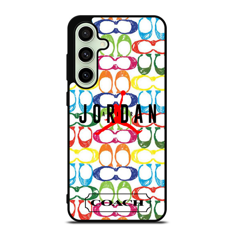 COACH NEW YORK AIR JORDAN COLORFUL Samsung Galaxy S24 FE Case Cover