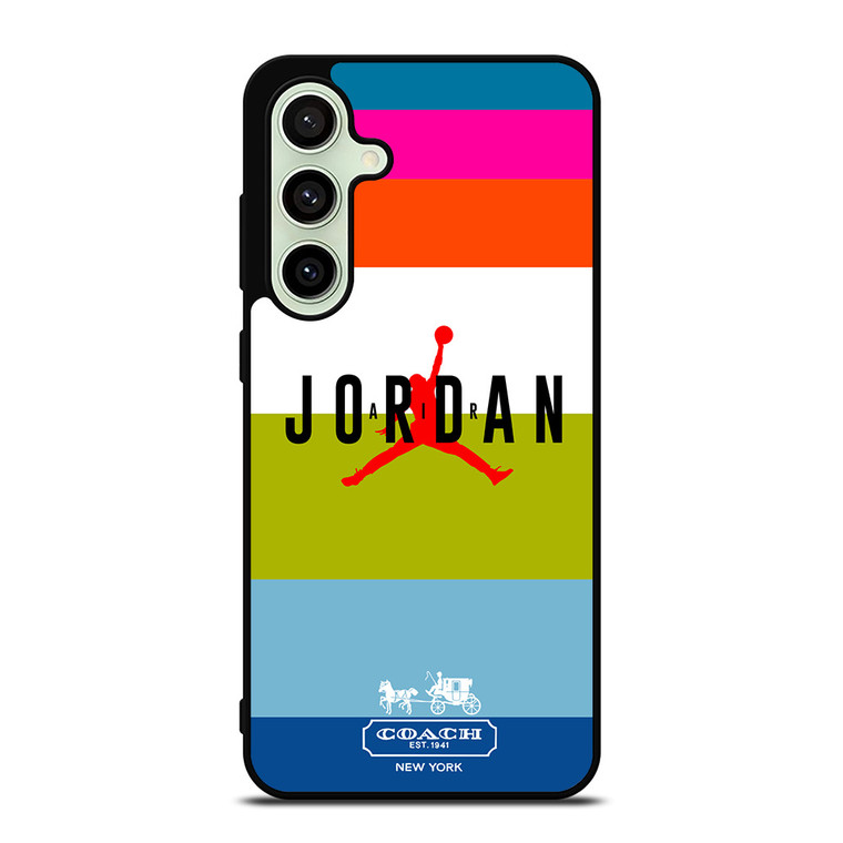 COACH NEW YORK AIR JORDAN STRIPE Samsung Galaxy S24 FE Case Cover