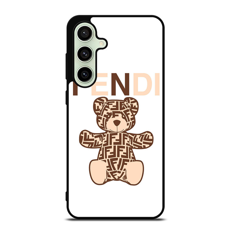 FENDI ROMA BROWN BEAR Samsung Galaxy S24 FE Case Cover FENDI ROMA BROWN BEAR Samsung Galaxy S24 FE Case Cover