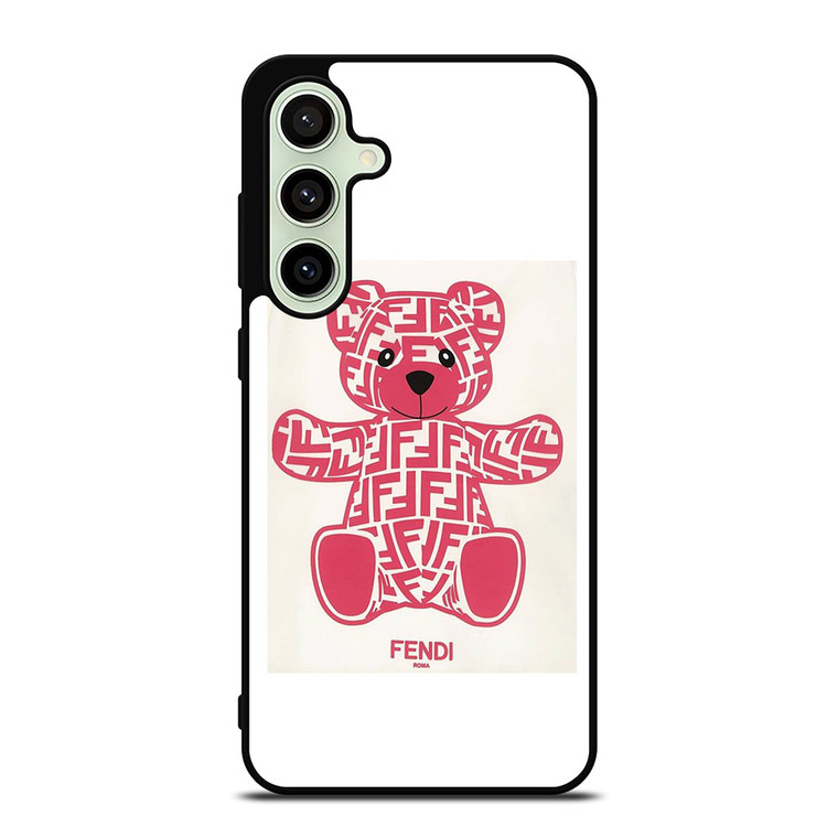 FENDI ROMA PINK BEAR Samsung Galaxy S24 FE Case Cover FENDI ROMA PINK BEAR Samsung Galaxy S24 FE Case Cover