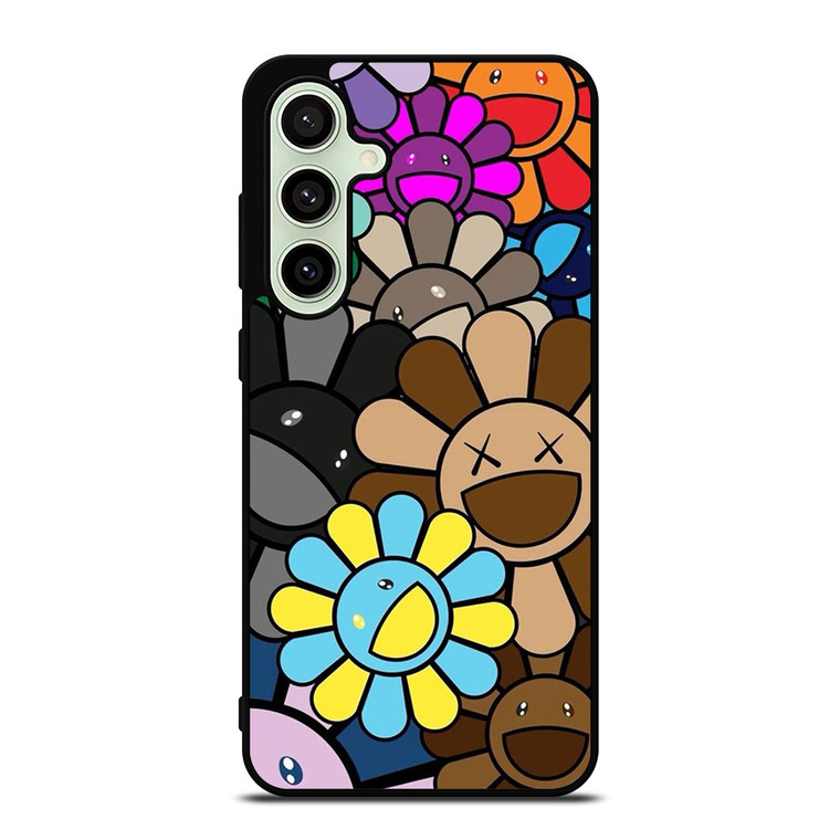 KAWS X TAKASHI MURAKAMI FLOWER Samsung Galaxy S24 FE Case Cover KAWS X TAKASHI MURAKAMI FLOWER Samsung Galaxy S24 FE Case Cover