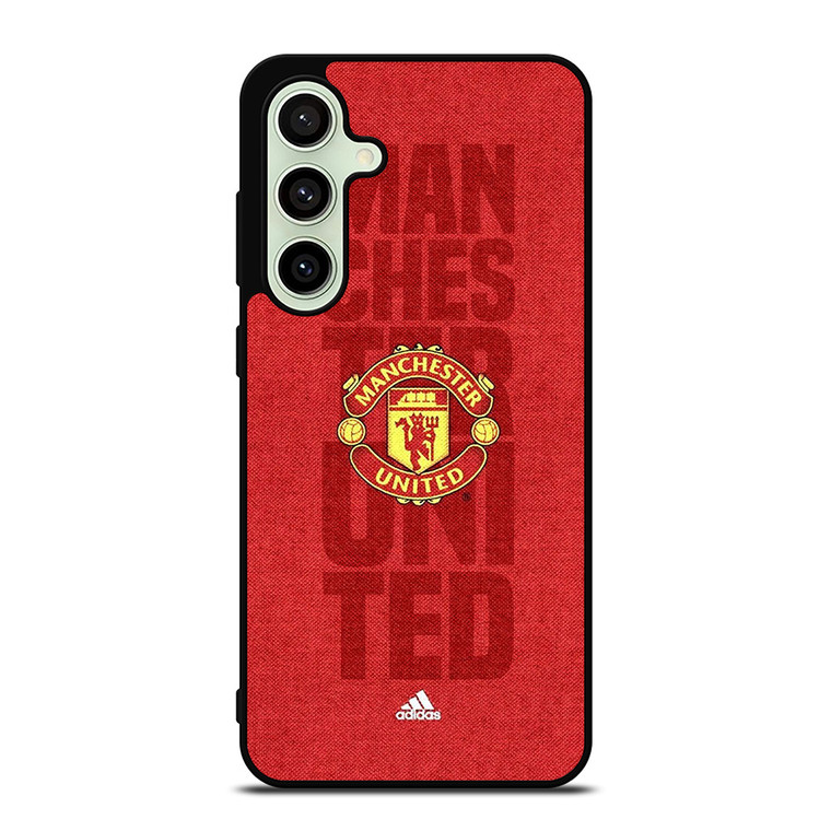 MANCHESTER UNITED FC LOGO ADIDAS Samsung Galaxy S24 FE Case Cover