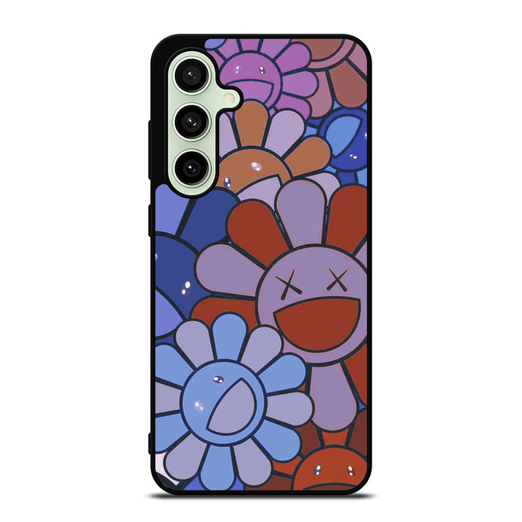 TAKASHI MURAKAMI FLOWER X KAWS Samsung Galaxy S24 FE Case Cover TAKASHI MURAKAMI FLOWER X KAWS Samsung Galaxy S24 FE Case Cover