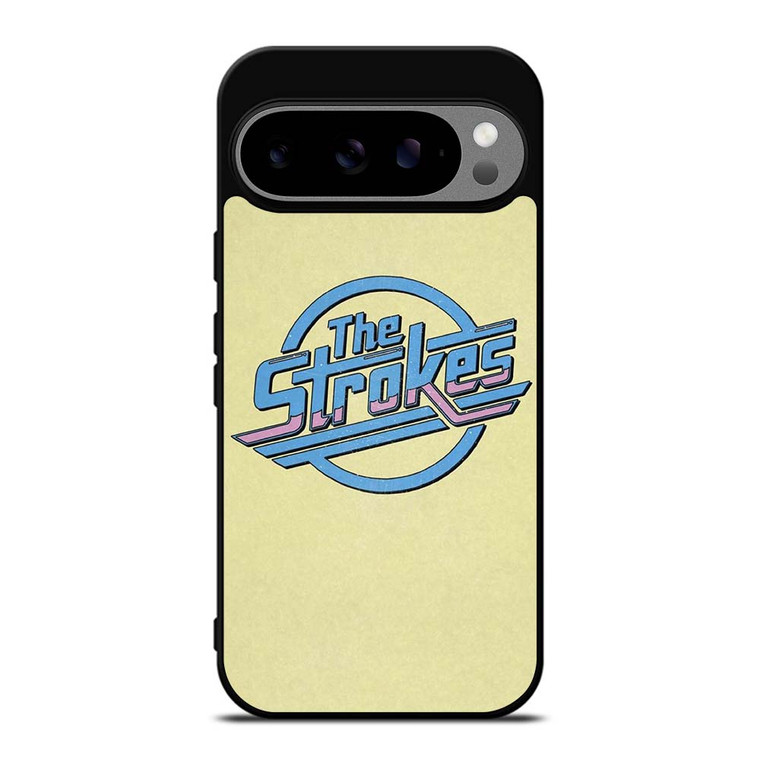 THE STROKES BAND COLORFUL LOGO Google Pixel 9 Pro XL Case Cover THE STROKES BAND COLORFUL LOGO Google Pixel 9 Pro XL Case Cover