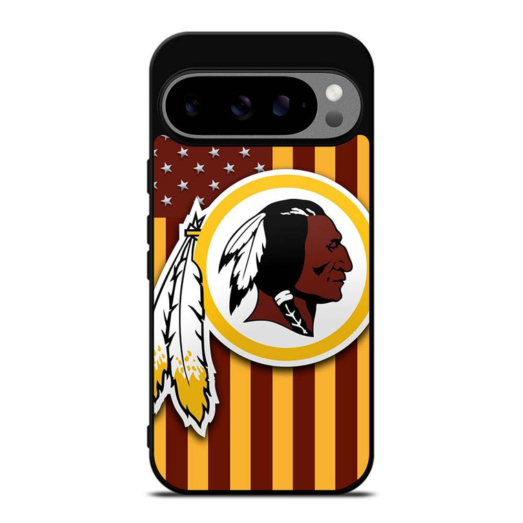 WASHINGTON REDSKINS LOGO USA FLAG Google Pixel 9 Pro XL Case Cover
