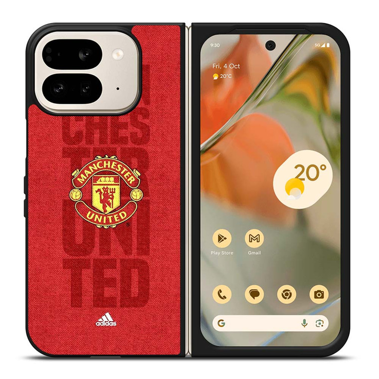 MANCHESTER UNITED FC LOGO ADIDAS Google Pixel 9 Pro Fold Case Cover