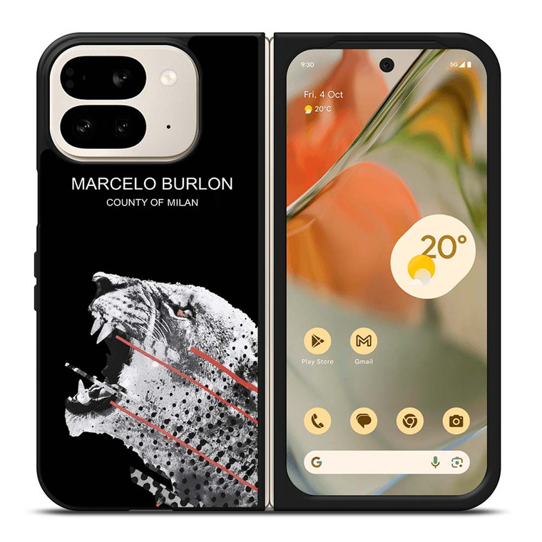 MARCELO BURLON TIGER LOGO Google Pixel 9 Pro Fold Case Cover