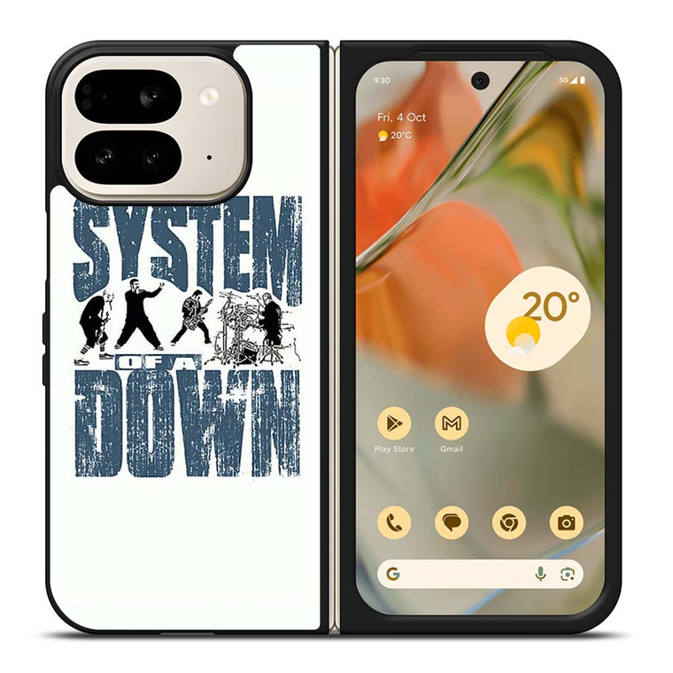 SYSTEM OF A DOWN BAND Google Pixel 9 Pro Fold Case Cover SYSTEM OF A DOWN BAND Google Pixel 9 Pro Fold Case Cover