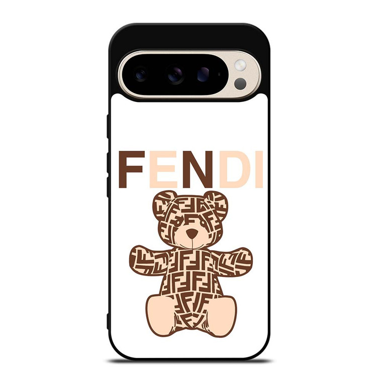 FENDI ROMA BROWN BEAR Google Pixel 9 Pro Case Cover