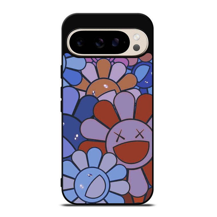 TAKASHI MURAKAMI FLOWER X KAWS Google Pixel 9 Pro Case Cover TAKASHI MURAKAMI FLOWER X KAWS Google Pixel 9 Pro Case Cover