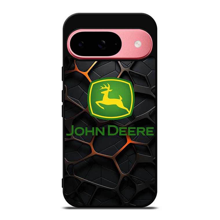 JOHN DEERE TRACTOR LOGO STEEL EMBLEM Google Pixel 9 Case Cover