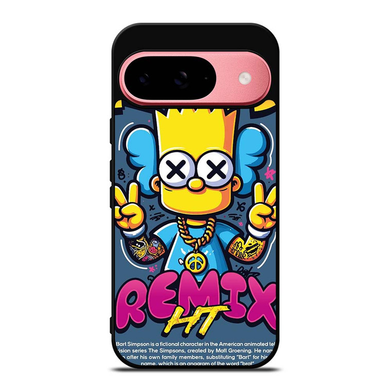 KAWS X BART SIMPSONS Google Pixel 9 Case Cover