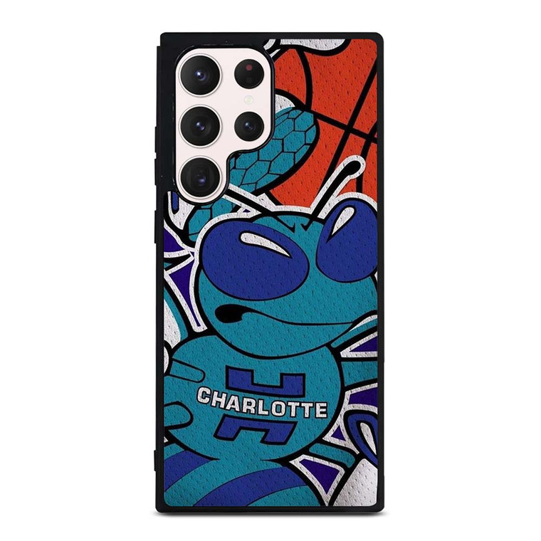 CHARLOTTE HORNETS BASKTEBALL TEAM LOGO Samsung Galaxy S23 Ultra Case Cover CHARLOTTE HORNETS BASKTEBALL TEAM LOGO Samsung Galaxy S23 Ultra Case Cover