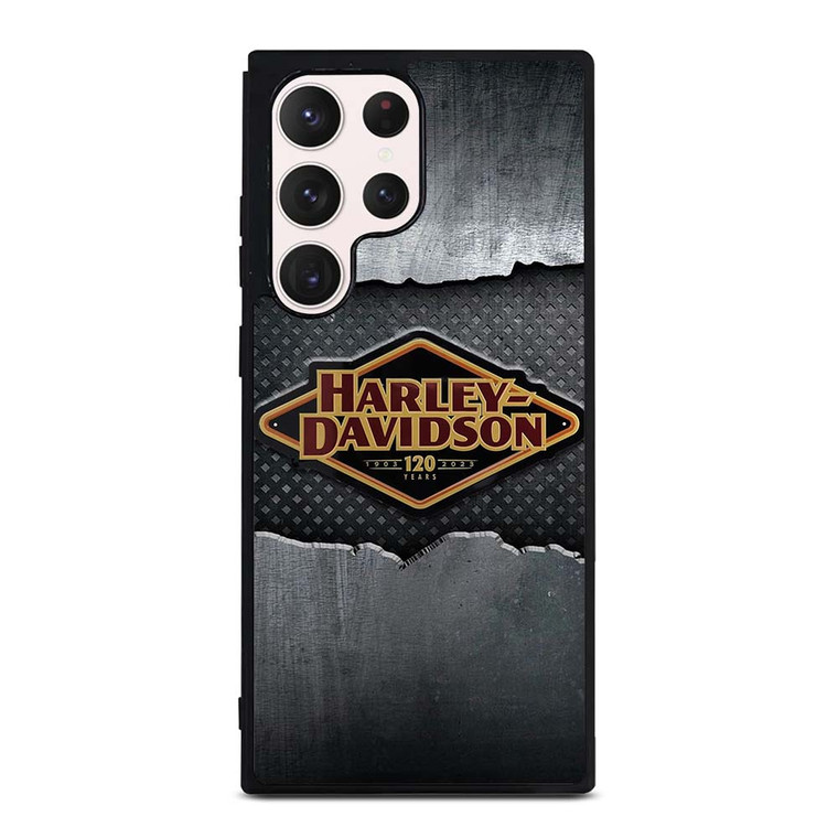 HARLEY DAVIDSON LOGO 120 YEARS Samsung Galaxy S23 Ultra Case Cover HARLEY DAVIDSON LOGO 120 YEARS Samsung Galaxy S23 Ultra Case Cover