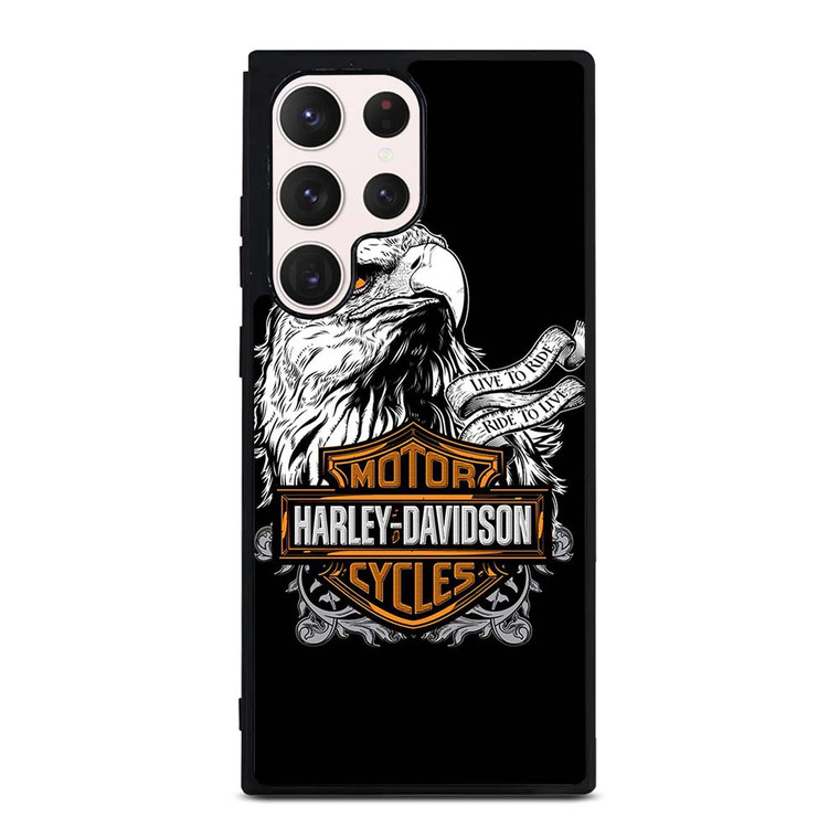 HARLEY DAVIDSON LOGO EAGLE Samsung Galaxy S23 Ultra Case Cover HARLEY DAVIDSON LOGO EAGLE Samsung Galaxy S23 Ultra Case Cover