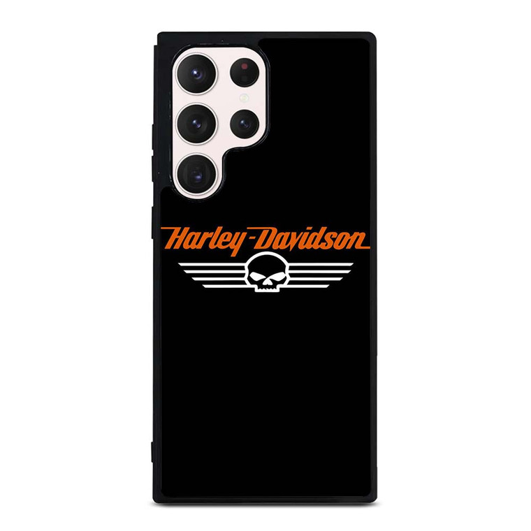 HARLEY DAVIDSON LOGO SKULL Samsung Galaxy S23 Ultra Case Cover HARLEY DAVIDSON LOGO SKULL Samsung Galaxy S23 Ultra Case Cover